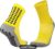 2 paar Gripsokken – geel – Anti slip sokken – halfhoog – sportsokken – voetbalsokken – sporters – maat 39-42 (1+1)