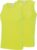 2-Pack Maat L – Sport singlets/hemden neon geel voor heren – Hardloopshirts/sportshirts – Sporten/hardlopen/fitness/bodybuilding – Sportkleding top neon geel voor mannen