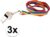 3x Regenboog gay pride kleuren keycord/koordjes met fluitje – Regenboogvlag LHBT accessoires