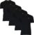 4-Pack Donnay T-shirt (599008) – Sportshirt – Heren – Black (020) – maat XXL