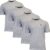 4-Pack Donnay T-shirt (599008) Sportshirt – Heren – Light Grey marl (321) – maat XXL