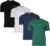 4-PackDonnay T-shirt (599008) – Sportshirt – Heren – Black/Wit/Navy/Forrest green (607) – maat XXL