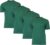 4-PackDonnay T-shirt (599008) – Sportshirt – Heren – Forrest green (236) – maat XL