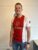 AJAX Rood Wit T-shirt Met batch – Ajax Kleding – Ajax voetbal – Ajax shirt – Maat L