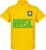 Brazilë Team Polo Shirt – Geel – S