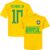 Brazilië Neymar JR 10 Team T-Shirt – Geel – Kinderen – 152