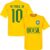 Brazilie Neymar JR 10 Team T-Shirt – Geel – XL
