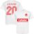 Canada Retro J. David 20 Team T-Shirt – Wit – M