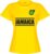 Jamaica Team Dames T-Shirt – Geel – S