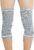 – Kniebandage met bamboevezel, lichtgewicht – comfortabele en ademende stof, elastische brace voor mannen, vrouwen, jongeren – grijs (1 Paar, Maat XL)