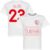 Tunesië Sliti 23 Team T-Shirt – Wit – XXXXL