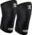 ZEUZ 2 Stuks Powerlifting Knie Brace voor CrossFit, Gewichtheffen & Fitness – Knee Sleeves – Knieband Braces Lang – 7 mm – Zwart & Zilver – Maat XXL