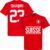 Zwitserland Shaqiri 23 Team T-Shirt – Rood – 140