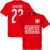 Zwitserland Shaqiri Team T-Shirt – XXXL