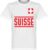 Zwitserland Team T-Shirt – Wit – L